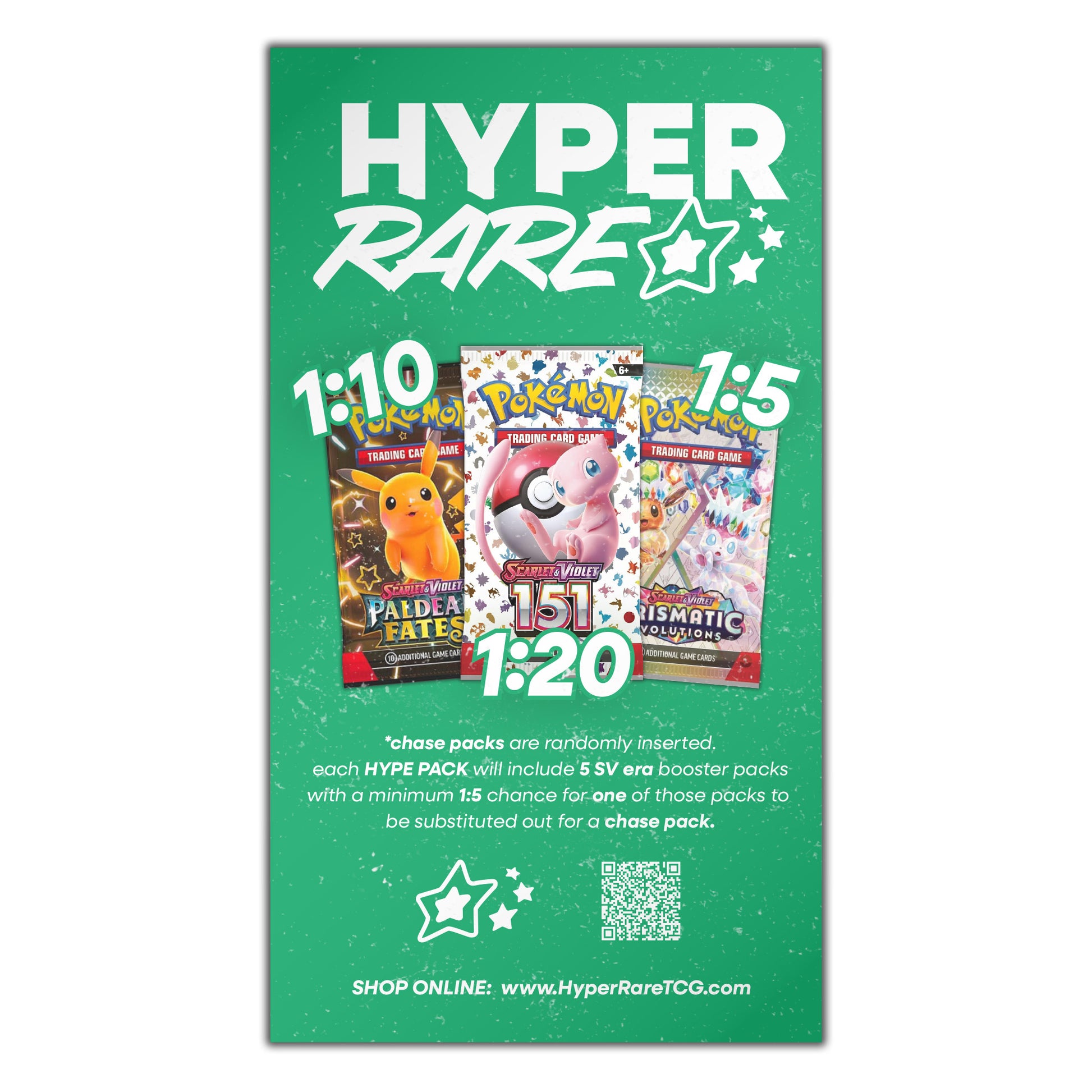 HYPE PACK - 5 Pack Mystery Box Hyper Rare TCG HYPE PACK - 5 Pack Mystery Box Hyper Rare TCG