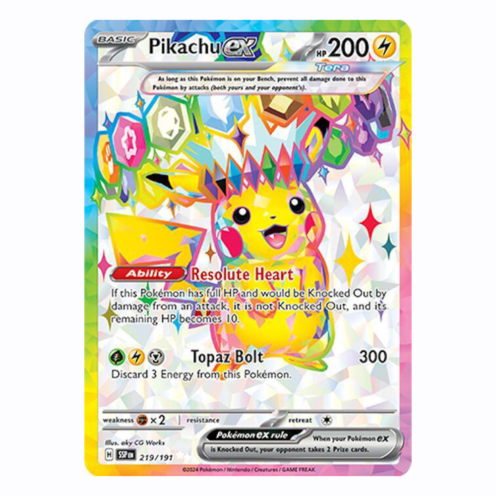 Pikachu ex - 219/191